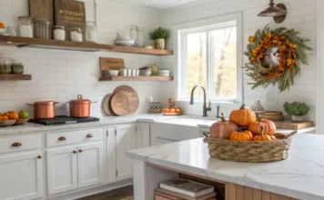 15 Simple & Stylish Fall Kitchen Decor Ideas for Every Home Fall Kitchen Decor Ideas