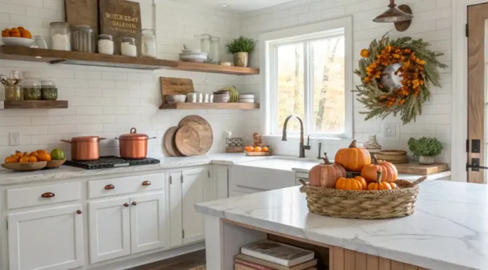 15 Simple & Stylish Fall Kitchen Decor Ideas for Every Home Fall Kitchen Decor Ideas