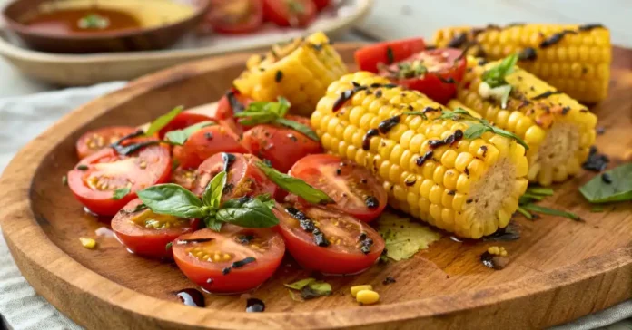 Grilled Corn And Tomato Salad