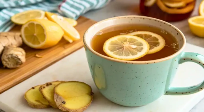 Lemon Ginger Tea Lemon Ginger Tea
