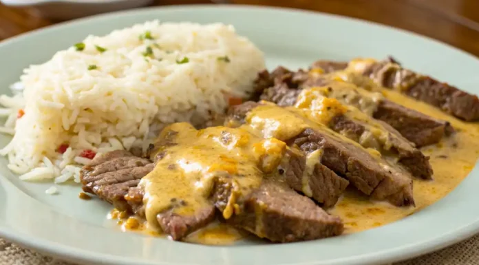 Queso Steak And Rice Queso Steak and Rice Recipe