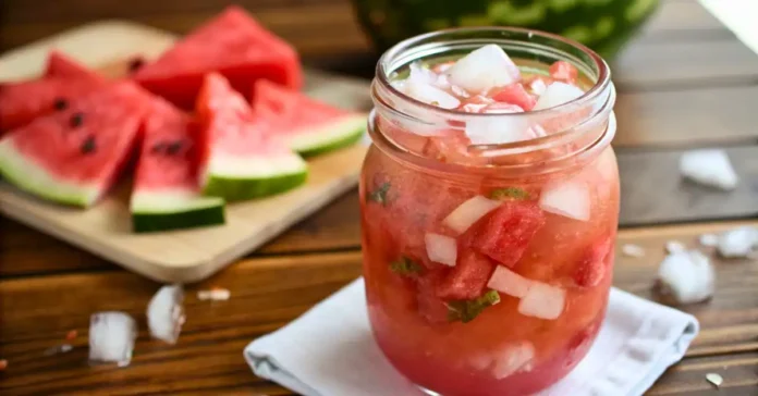 Watermelon Coconut Agua Fresca
