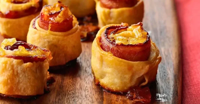 Apricot-Glazed Bacon Spirals