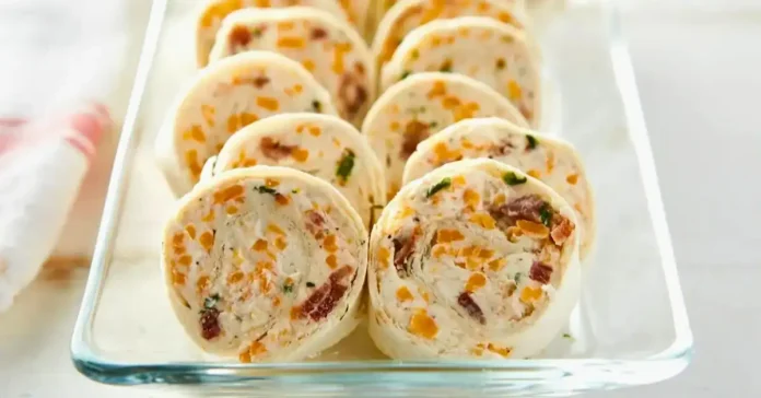 Bacon Cheddar Ranch Pinwheels