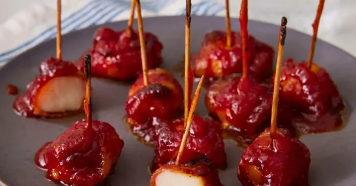 Bacon Wrapped Water Chestnuts