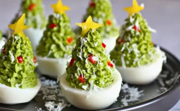 Deviled Egg Christmas Trees Deviled Egg Christmas Trees