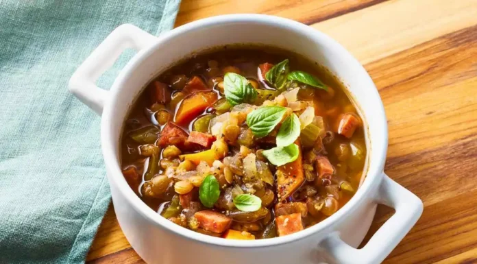 Lentil Ham Soup Lentil Ham Soup Recipe