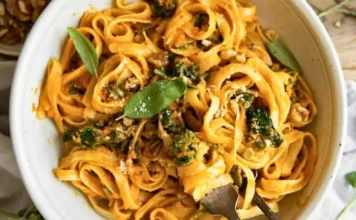 Creamy Pumpkin Pasta Recipe Pumpkin Pasta Recipe