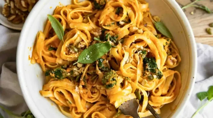 Creamy Pumpkin Pasta Recipe Pumpkin Pasta Recipe