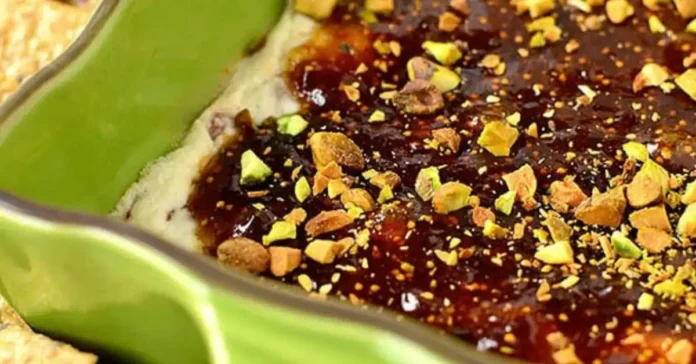 Warm Fig and Prosciutto Goat Cheese Dip