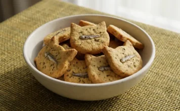 Anchovy Cat Cookies: Super Savory Crunchy Treats Anchovy Cat Cookies