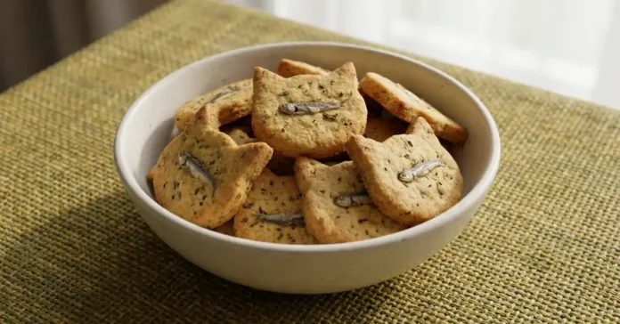 Anchovy Cat Cookies