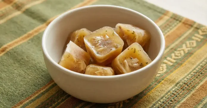Chicken Broth Ice Cubes