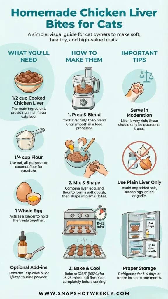 Chicken Liver Cat Treat Bites