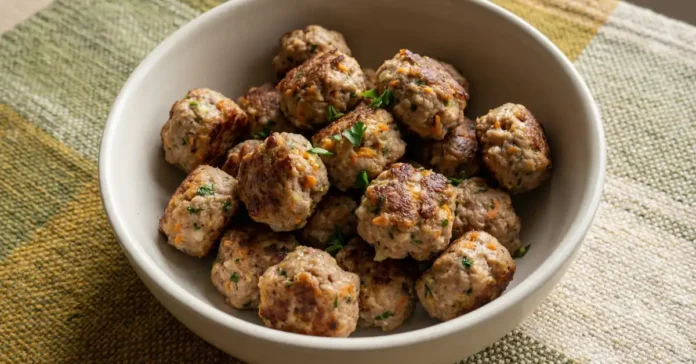 Turkey Meatballs for Cats